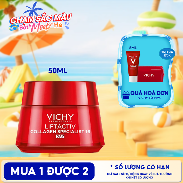  Kem Dưỡng Vichy Collagen Cải Thiện Lão Hóa Da Liftactiv Collagen Specialist 
