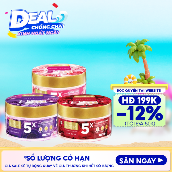  Tẩy Tế Bào Chết Cindy Bloom Hỗ Trợ Dưỡng Sáng Da Hương Nước Hoa 220g 