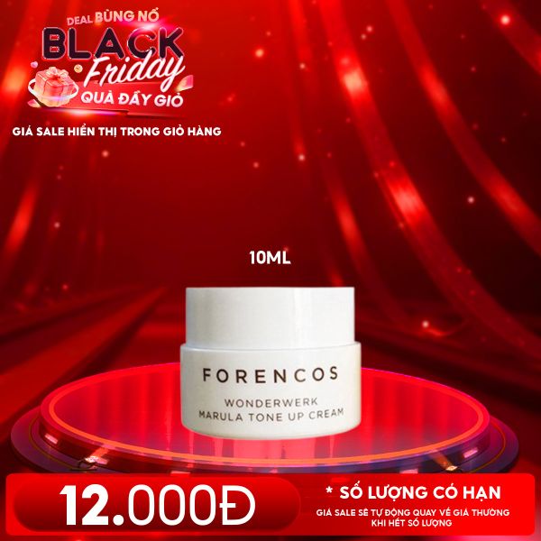  Kem Dưỡng Forencos Hỗ Trợ Trắng Da, Nâng Tông Tự Nhiên Wonderwerk Marula Tone Up Cream 10ml 