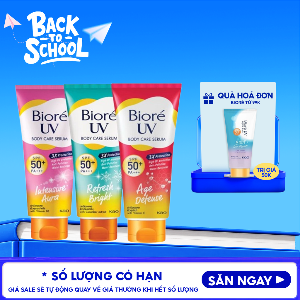 Serum Dưỡng Thể Chống Nắng Bioré Kháng Bụi UV Anti-Pollution Body Care SPF50+/PA+++