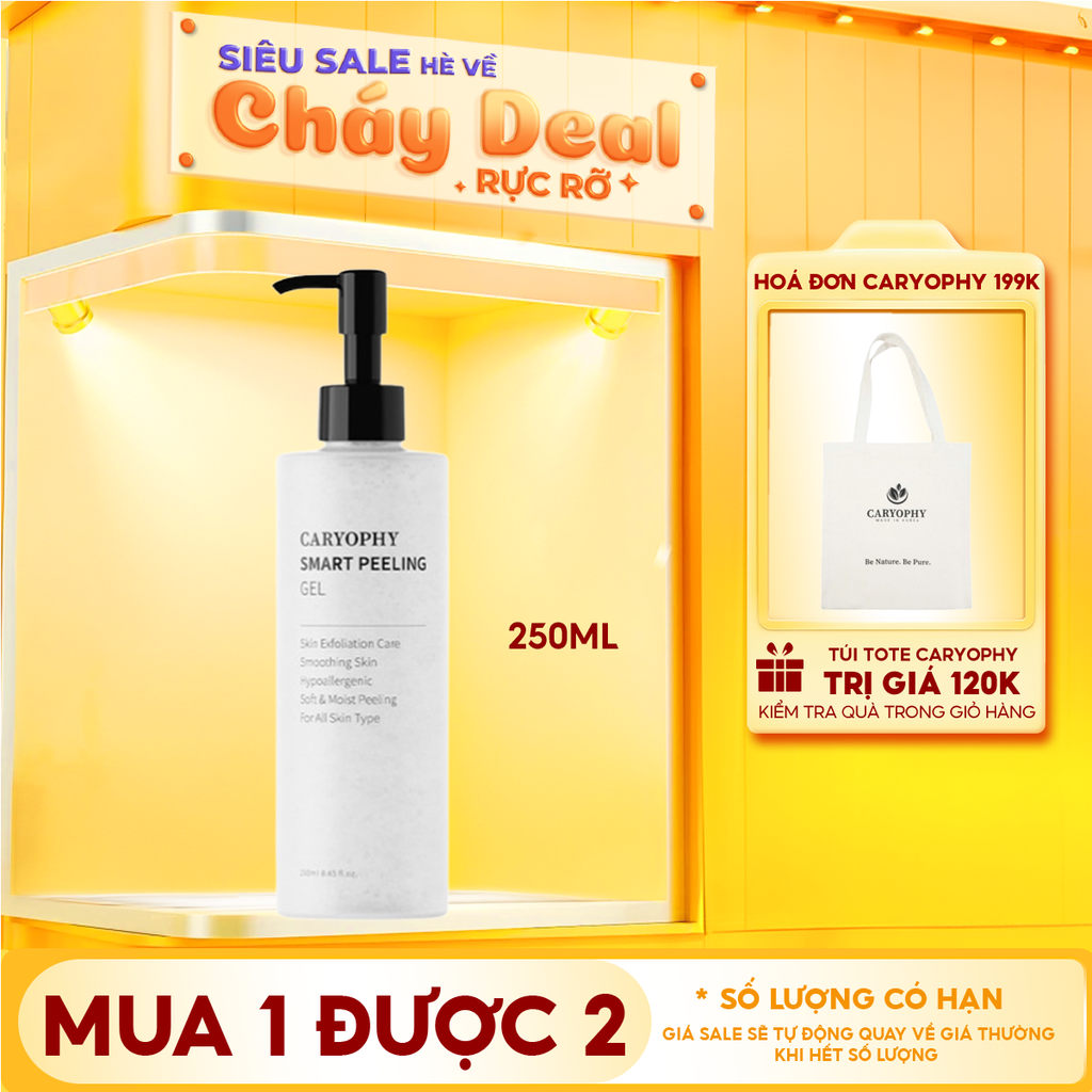 Tẩy Tế Bào Caryophy Chết Ngăn Ngừa Mụn Smart Peeling Gel 250ml