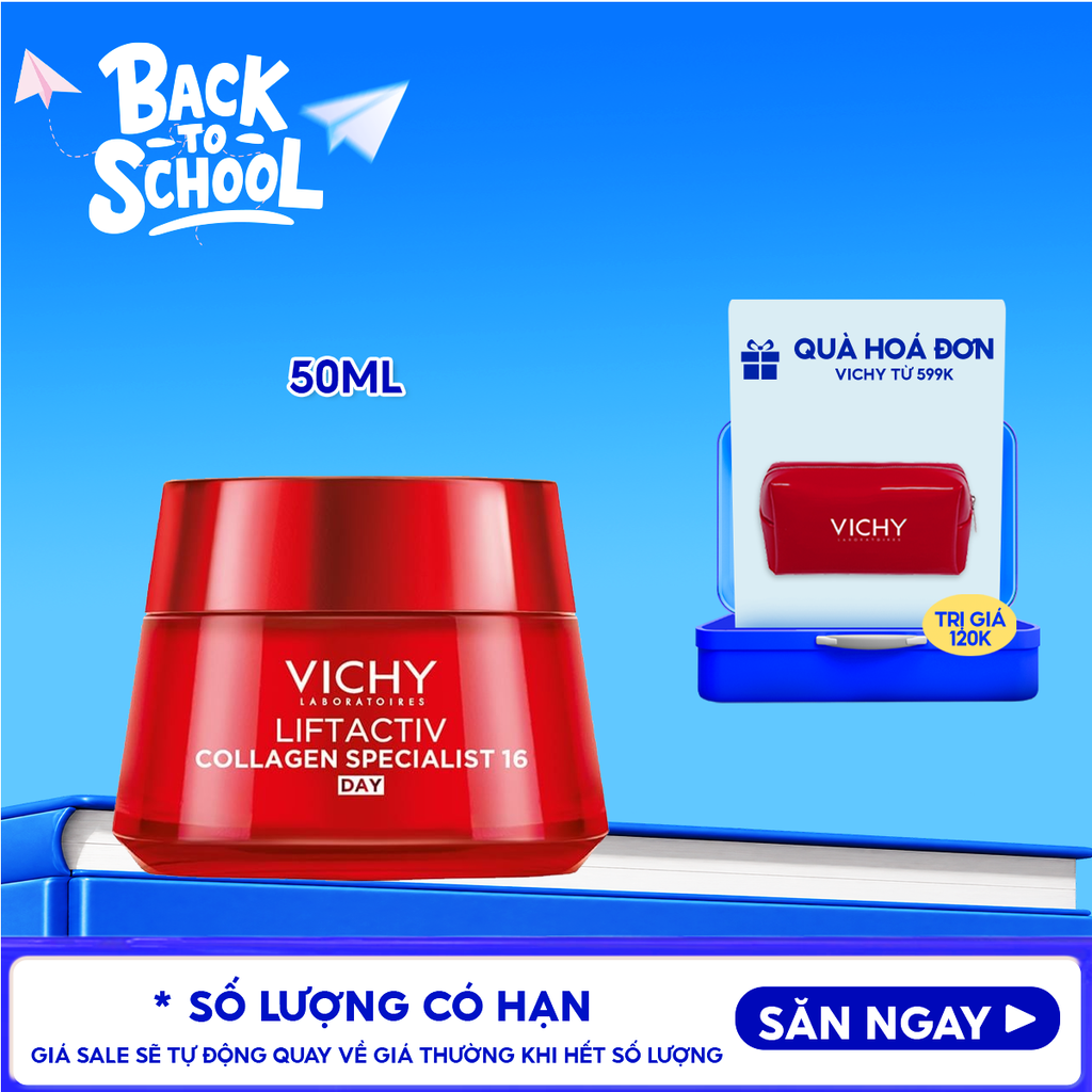 Kem Dưỡng Vichy Collagen Cải Thiện Lão Hóa Da Liftactiv Collagen Specialist