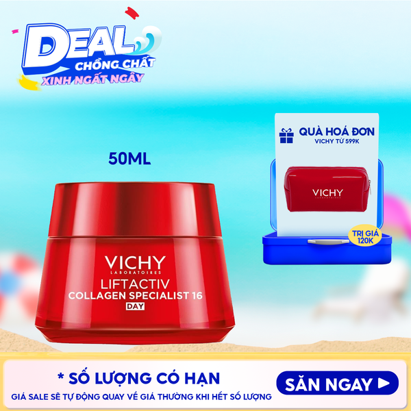  Kem Dưỡng Vichy Collagen Cải Thiện Lão Hóa Da Liftactiv Collagen Specialist 
