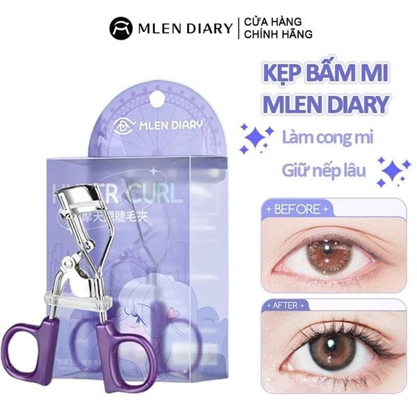 Kẹp Bấm Mi Mlen Diary Làm Cong Mi, Giữ Nếp Lâu Mlen Diary 