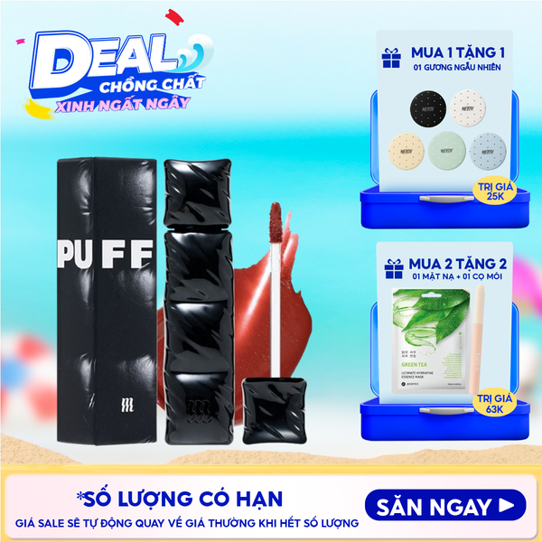  [V6 PUFFER] Son Kem Lì Merzy Bền Màu, Lâu Trôi The First Velvet Tint 