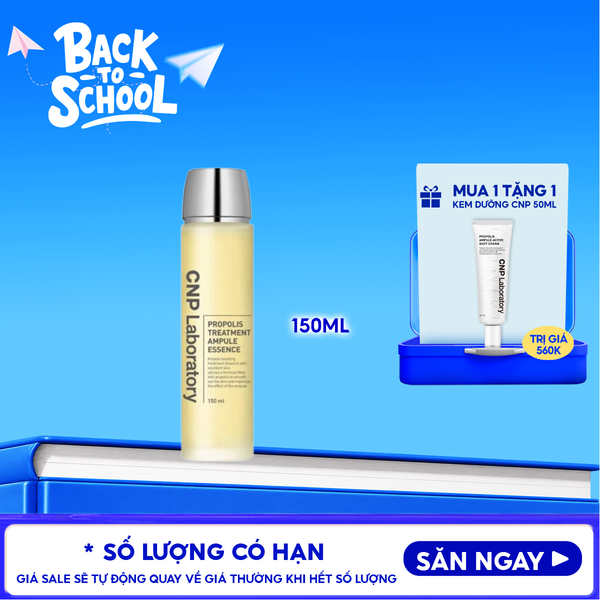  Nước Dưỡng CNP Keo Ong Cấp Ẩm, Hỗ Trợ Phục Hồi Da Propolis Treatment Ampule Essence 150ml 