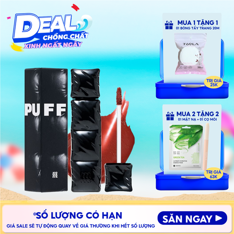 [V6 PUFFER] Son Kem Lì Merzy Bền Màu, Lâu Trôi The First Velvet Tint