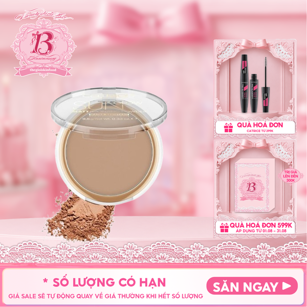  Phấn Tạo Khối Catrice Lâu Trôi Sun Glow Matt Bronzing Powder #030 9.5g 