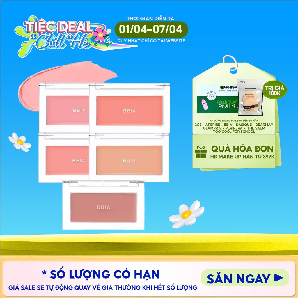 Má Hồng Dạng Kem Bbia Mềm Mịn, Chuẩn Màu Ready To Wear Downy Cheek 3.5g
