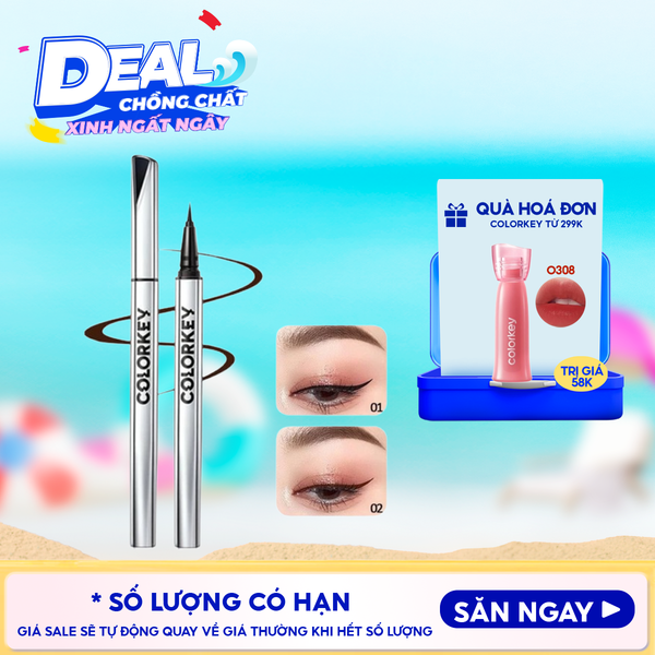  Bút Kẻ Mắt Nước Colorkey Lâu Trôi Floating Color Liquid Eyeliner 0.5ml 