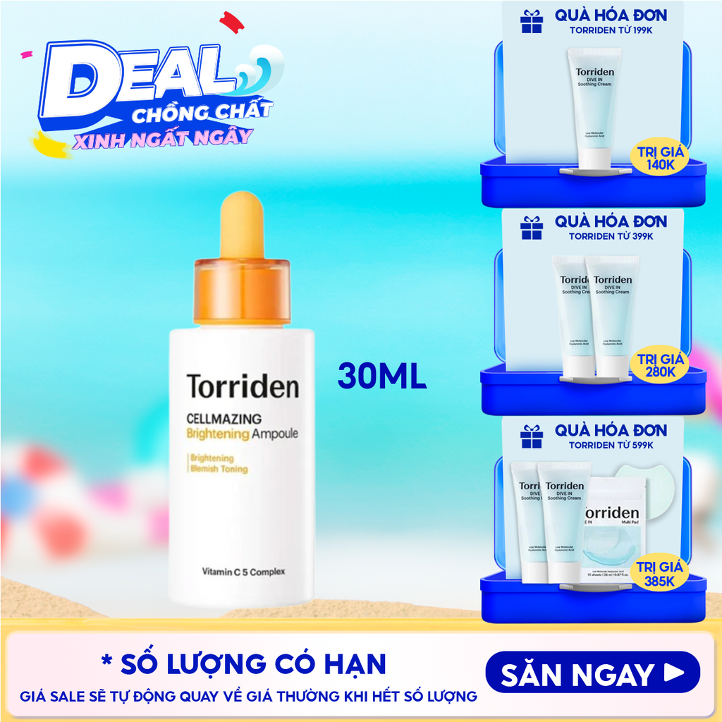 Serum Torriden Vitamic C Sáng Mịn Da Cellmazing Brightening Ampoule 30ml