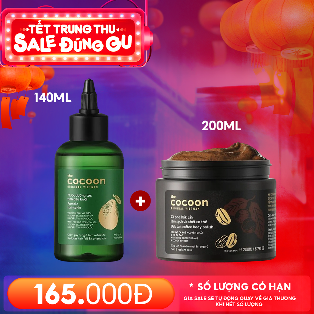 Nước Dưỡng Tóc Cocoon Hỗ Trợ Giảm Gãy Rụng Và Làm Mềm Tóc Tinh Dầu Bưởi Pomelo Hair Tonic