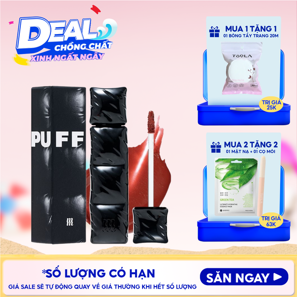  [V6 PUFFER] Son Kem Lì Merzy Bền Màu, Lâu Trôi The First Velvet Tint 