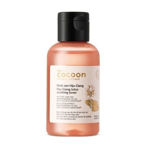 Nước Cân Bằng Cocoon Sen Hậu Giang Làm Dịu Da Nhạy Cảm Hau Giang Lotus Soothing Toner 140ml