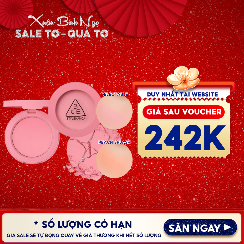 Phấn Má Hồng 3CE Mịn Lì Siêu Xinh Face Blush 5.5g