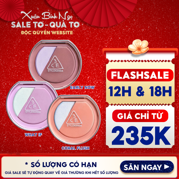  Phấn Má Hồng Bắt Sáng 3CE Blushlighter 9g 