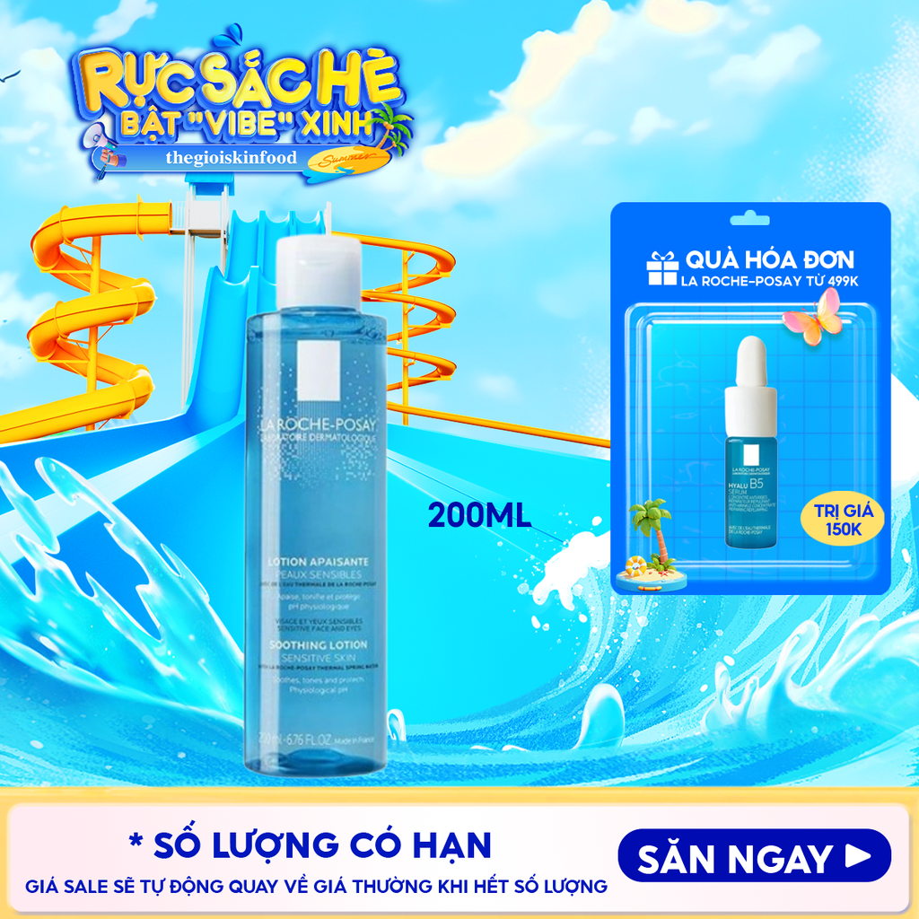 Nước Hoa Hồng La Roche-Posay Giúp Cân Bằng Da Giàu Khoáng Chất Soothing Lotion Sensitive Skin 200ml