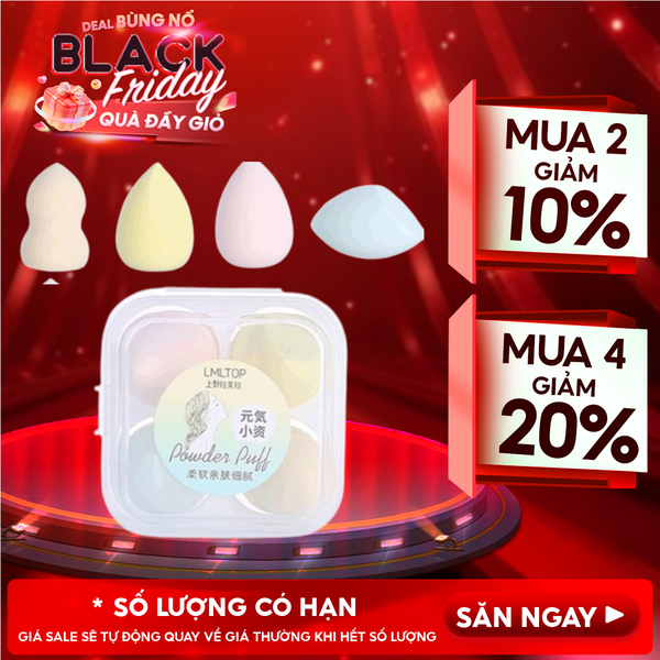  [NHẬP KHẨU] Bông Mút Trang Điểm LMLTOP Mềm Mại, Tiện Dụng (Màu Ngẫu Nhiên) 