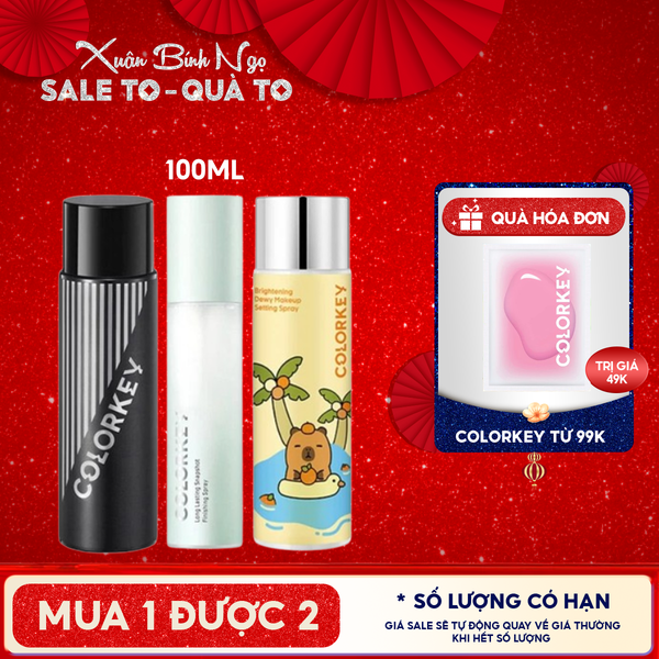  Xịt Khóa Makeup Colorkey Lâu Trôi Spray 100ml 