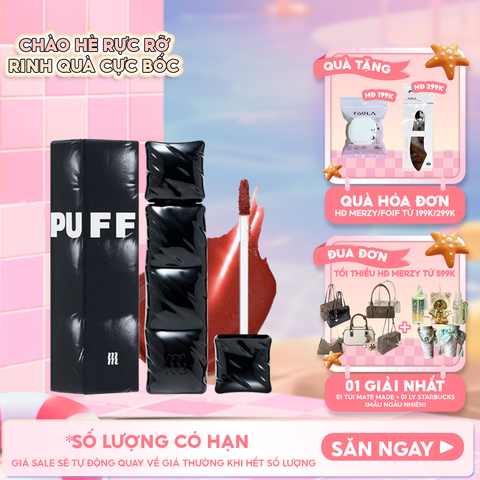 [NEW][V6 PUFFER] Son Kem Lì Merzy Bền Màu, Lâu Trôi The First Velvet Tint