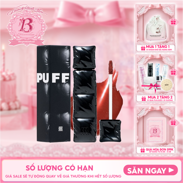  [V6 PUFFER] Son Kem Lì Merzy Bền Màu, Lâu Trôi The First Velvet Tint 