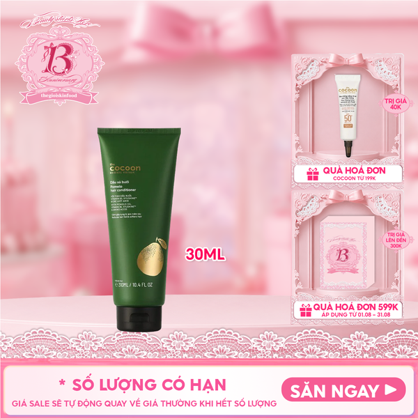  Dầu Xả Cocoon Tinh Chất Dầu Bưởi Giúp Giảm Gãy Rụng & Hỗ Trợ Mọc Tóc Pomelo Conditioner 