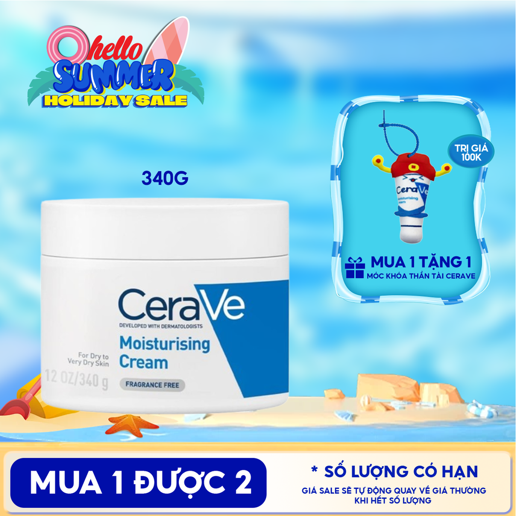 Kem Dưỡng Ẩm Cerave Dành Cho Da Khô Developed With Dermatologists Moisturising Cream
