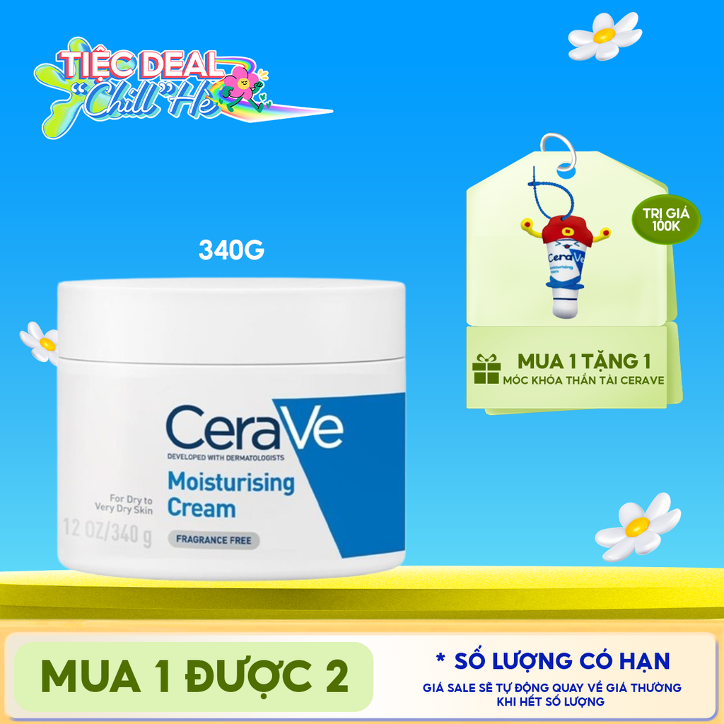 Kem Dưỡng Ẩm Cerave Dành Cho Da Khô Developed With Dermatologists Moisturising Cream
