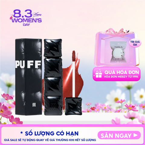  [NEW][V6 PUFFER] Son Kem Lì Merzy Bền Màu, Lâu Trôi The First Velvet Tint 