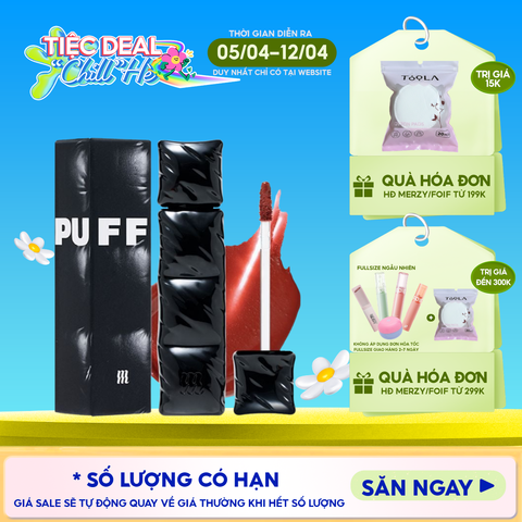 [NEW][V6 PUFFER] Son Kem Lì Merzy Bền Màu, Lâu Trôi The First Velvet Tint