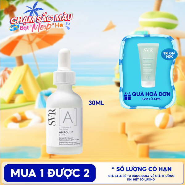  Serum SVR Tinh Chất Ngăn Ngừa Lão Hóa, Dưỡng Da Mềm Mịn SVR A Ampoule Lift 30ml 
