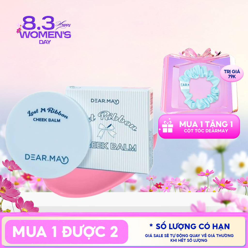 Má Hồng Dạng Kem Dearmay Thuần Chay Lost Ribbon Cheek Balm 4g