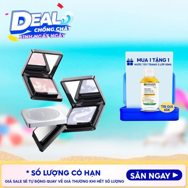  Phấn Phủ Carslan Dạng Nén Lâu Trôi Black Magnet Soft Mist Powder 8g 