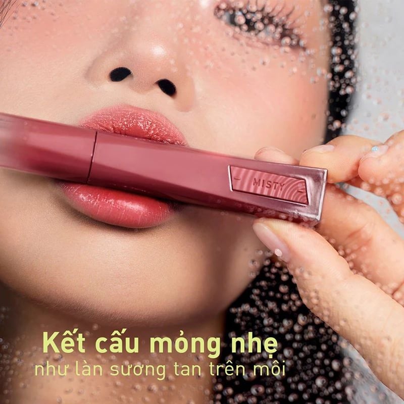 Son Bóng Pha Lê 3CE Căng Bóng, Ẩm Mượt Misty Lip Bare 4.6g