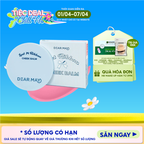  Má Hồng Dạng Kem Dearmay Thuần Chay Lost Ribbon Cheek Balm 4g 