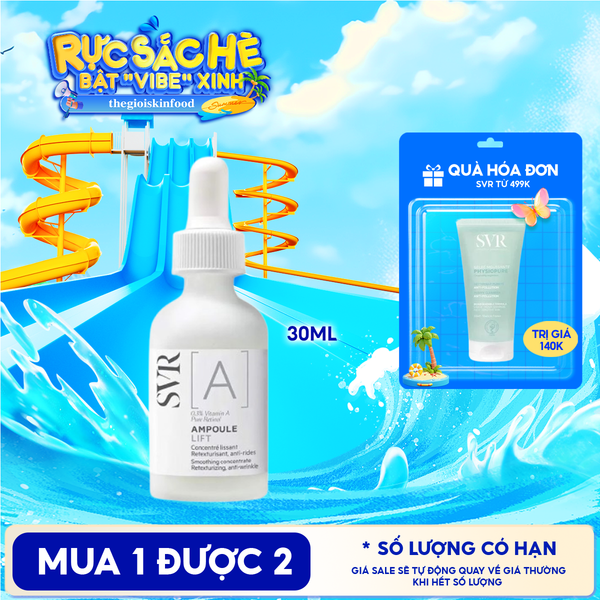  Serum SVR Tinh Chất Ngăn Ngừa Lão Hóa, Dưỡng Da Mềm Mịn SVR A Ampoule Lift 30ml 