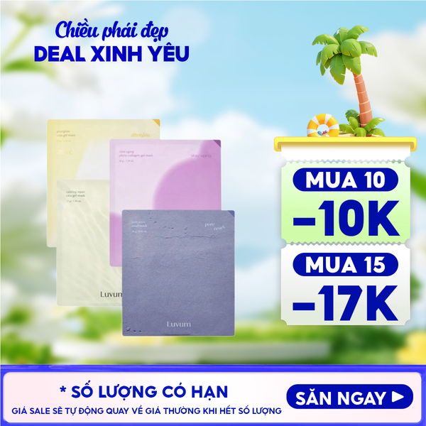  Mặt Nạ Miếng Luvum Dạng Thạch, Dạng Bùn Mask 