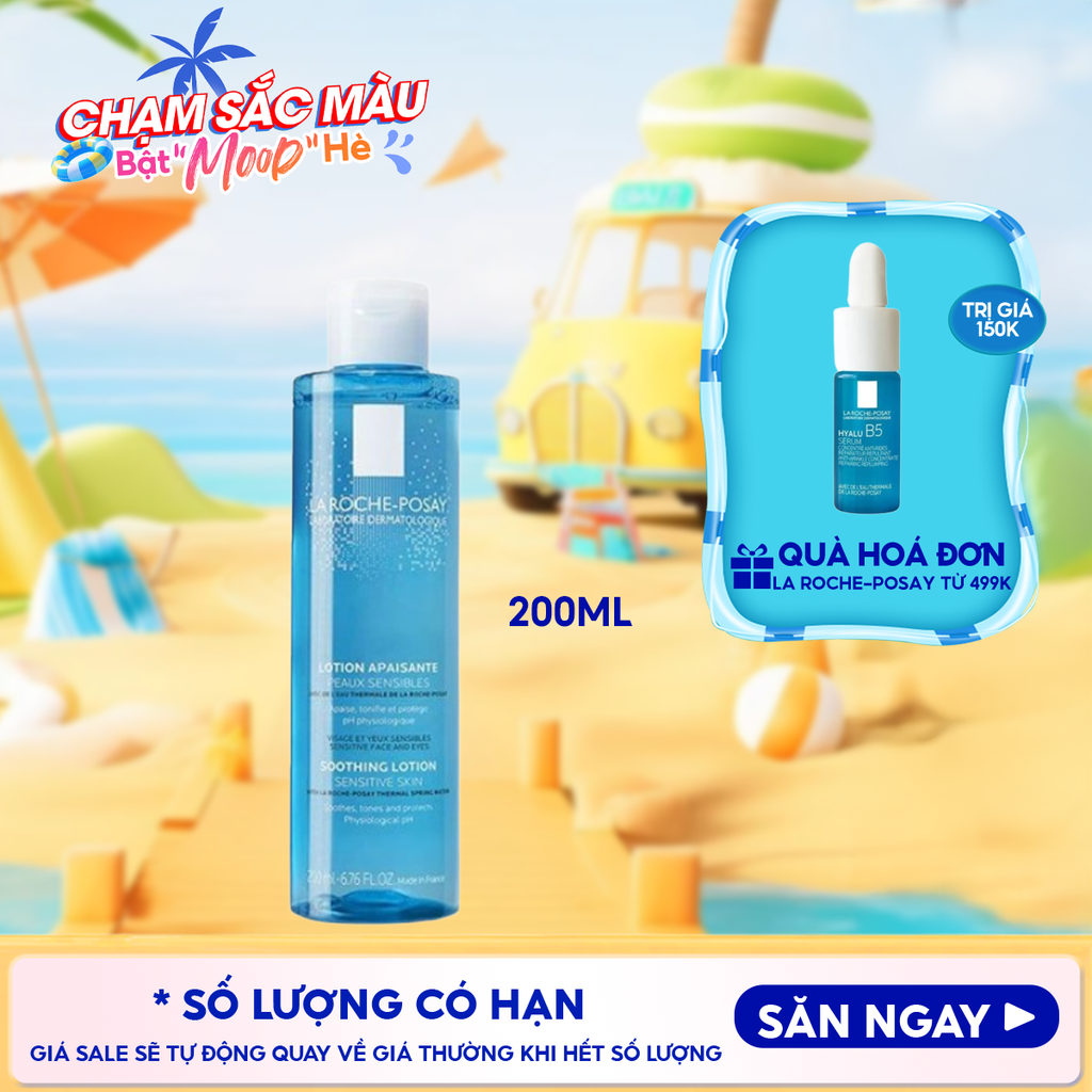 Nước Hoa Hồng La Roche-Posay Giúp Cân Bằng Da Giàu Khoáng Chất Soothing Lotion Sensitive Skin 200ml