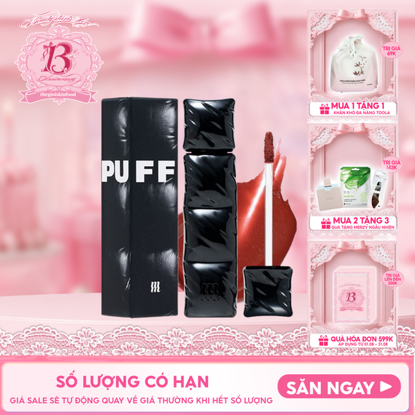  [V6 PUFFER] Son Kem Lì Merzy Bền Màu, Lâu Trôi The First Velvet Tint 