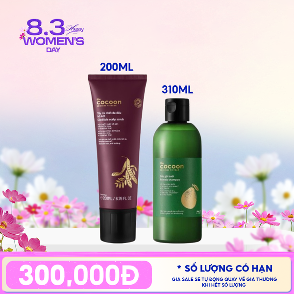  Tẩy Tế Bào Chết Da Đầu Cocoon Bồ Kết Hỗ Trợ Giảm Gàu, Tóc Phồng Gleditsia Scalp Scrub 200ml 