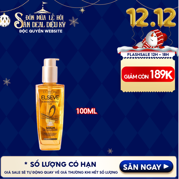  Dầu Dưỡng Tóc L'Oreal Elseve Extraordinary Oil Serum 100ml 