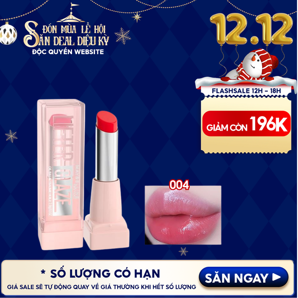  Son Bóng Dưỡng Môi Maybelline Lifter Glaze Oil Balm 2.8g 