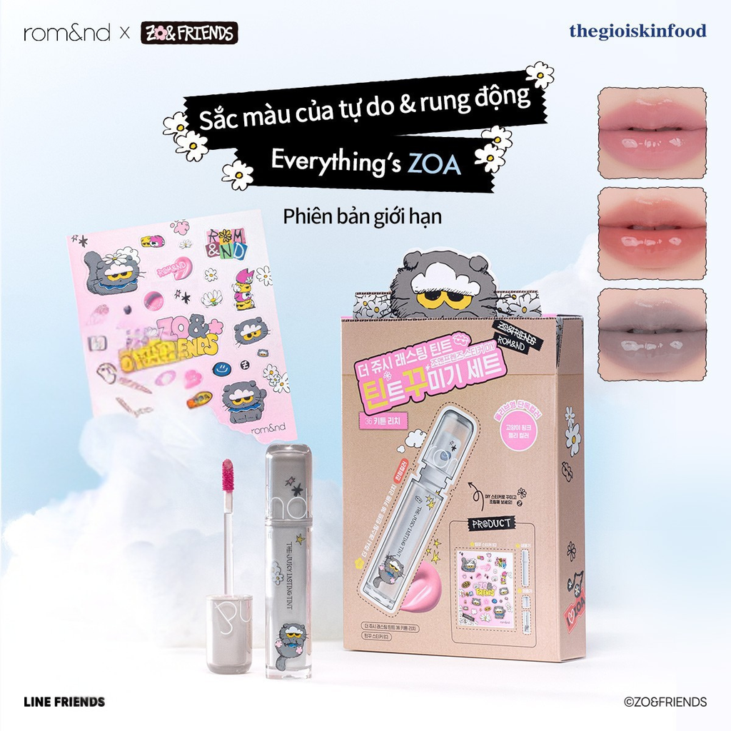 Bộ Sưu Tập Phiên Bản Giới Hạn Romand X ZO&FRIENDS