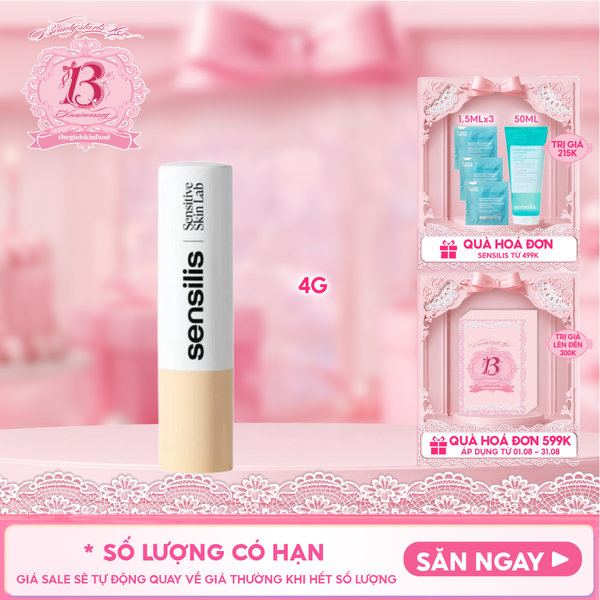  Son Dưỡng Môi Sensilis Hydraction [Balm] 4g 