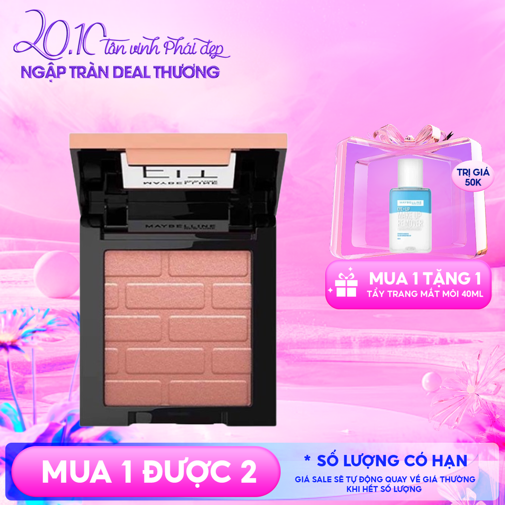 Má Hồng Maybelline Dạng Nén, Mịn Lì Chuẩn Màu Fit Me Mono Blush 4.5g