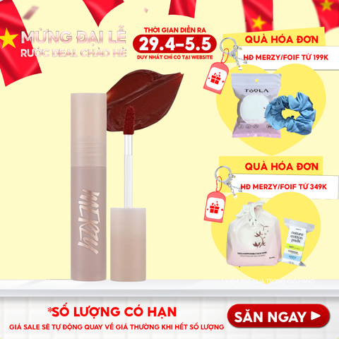 [Academia Collection] Son Kem Merzy Siêu Lì, Lâu Trôi, Lên Màu Chuẩn Academia Mellow Tint 4g
