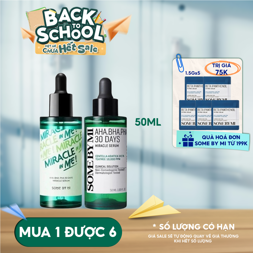 Serum Some By Mi Cải Thiện Da Mụn AHA-BHA-PHA 30 Days Miracle Serum