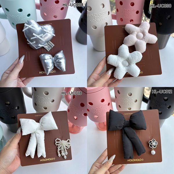  Set Charm Bình Nước DIY HOLOHOLO Phụ Kiện Trang Trí 