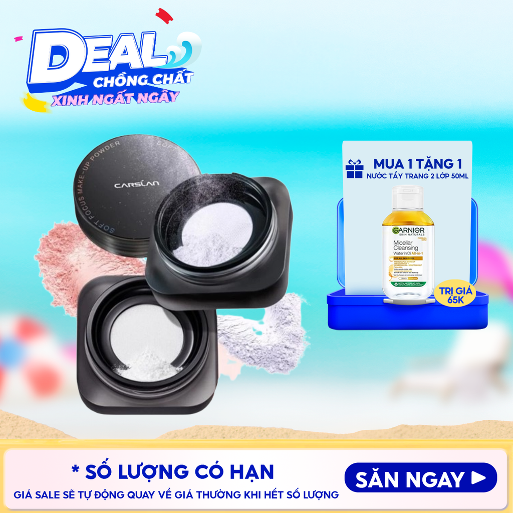 Phấn Phủ Carslan Dạng Bột, Kiềm Dầu Soft Focus Make-up Powder