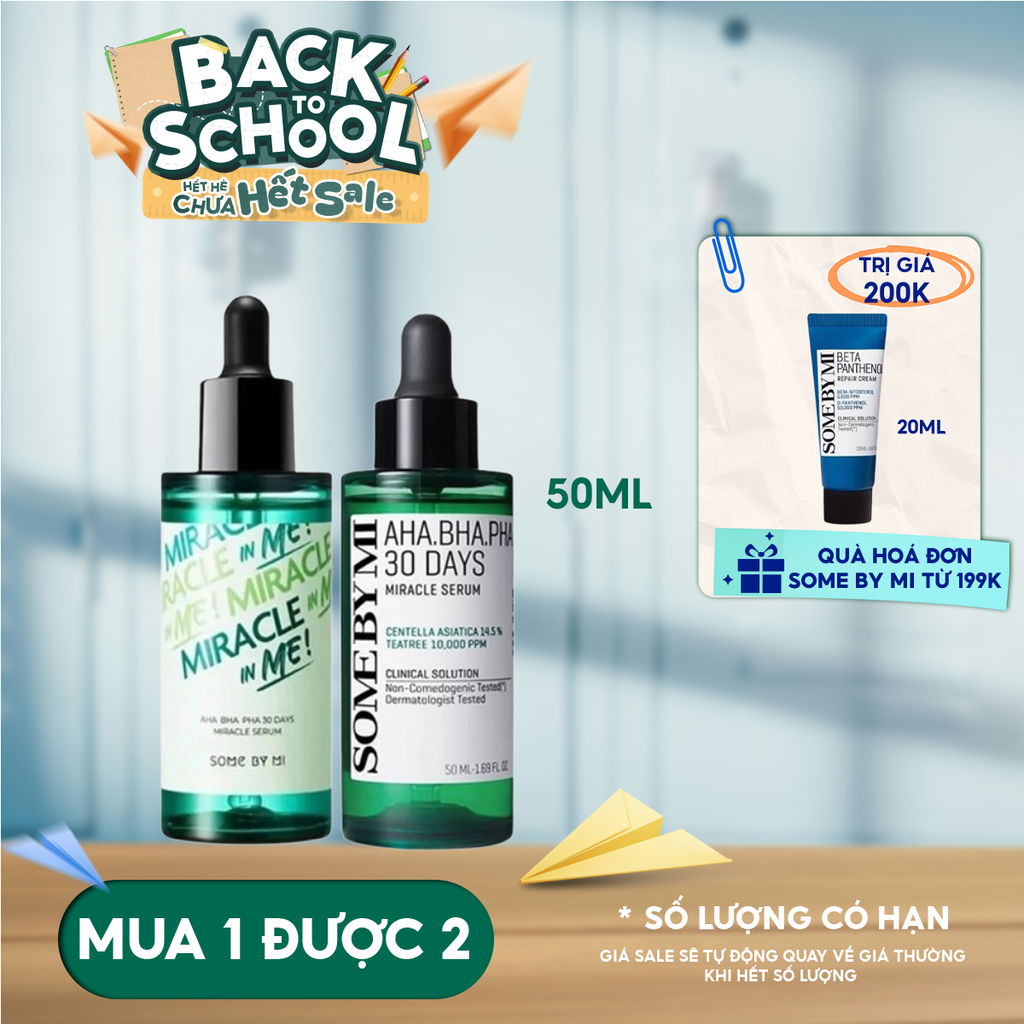 Serum Some By Mi Cải Thiện Da Mụn AHA-BHA-PHA 30 Days Miracle Serum